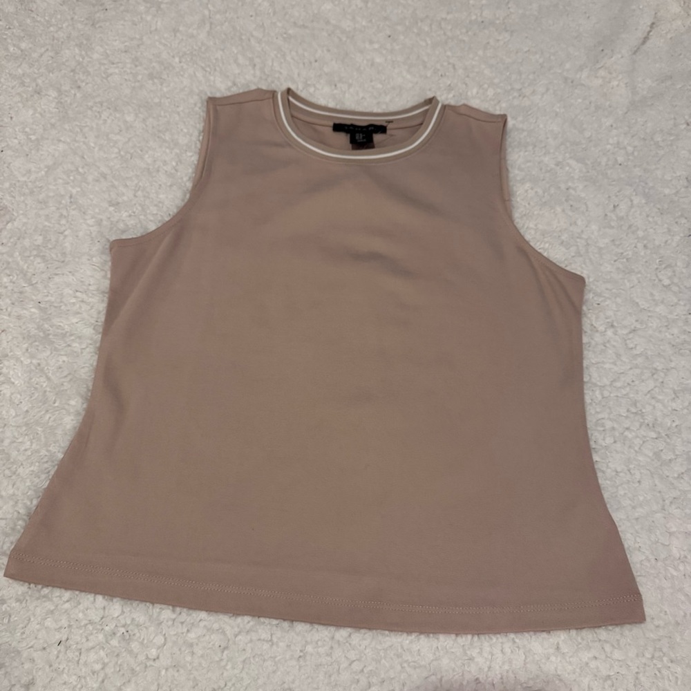 Women's Tan Sleeveless Top